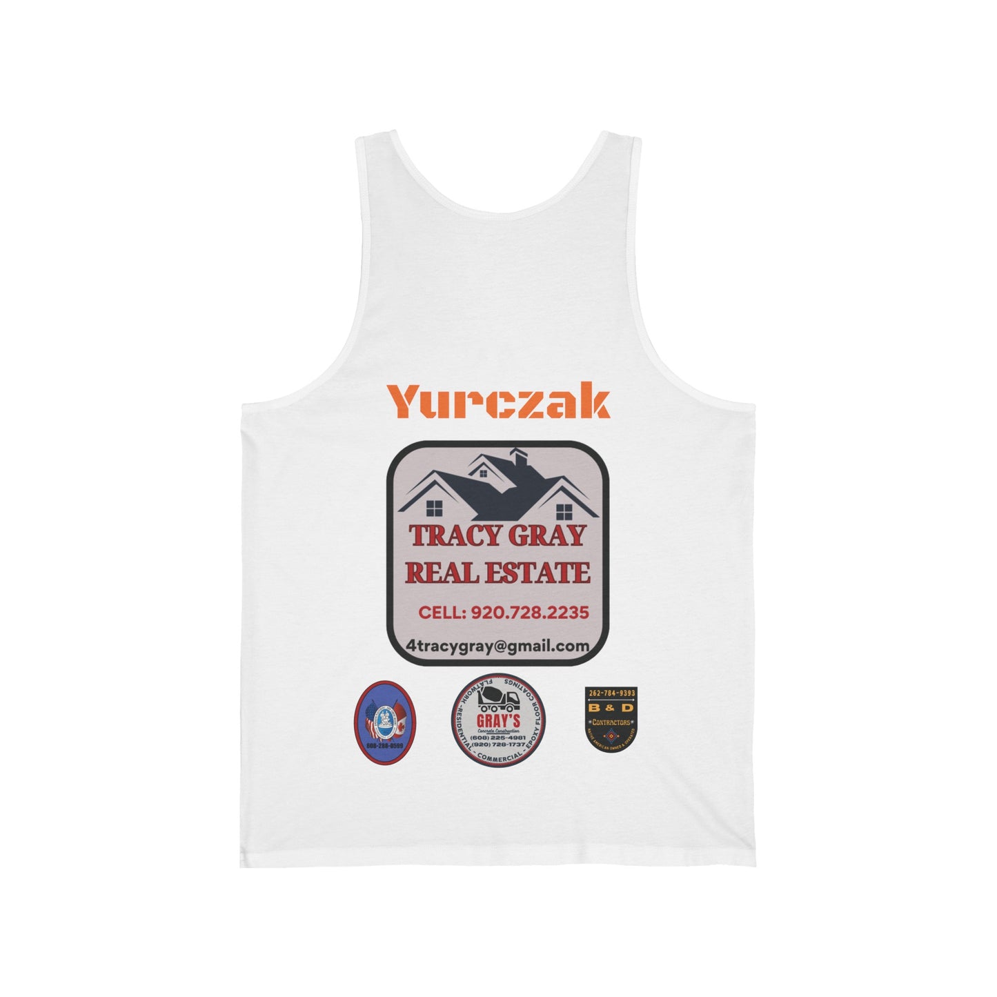 Yur-Sack-  Unisex Jersey Tank - MULTI COLORS YURCZAK