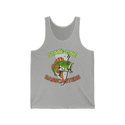 State-Line Basscasters Unisex Jersey Tank - MULTI COLORS