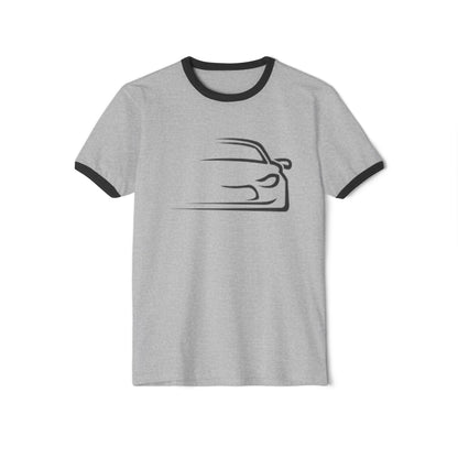 Fun - Unisex Cotton Ringer T-Shirt - 1/2 Car