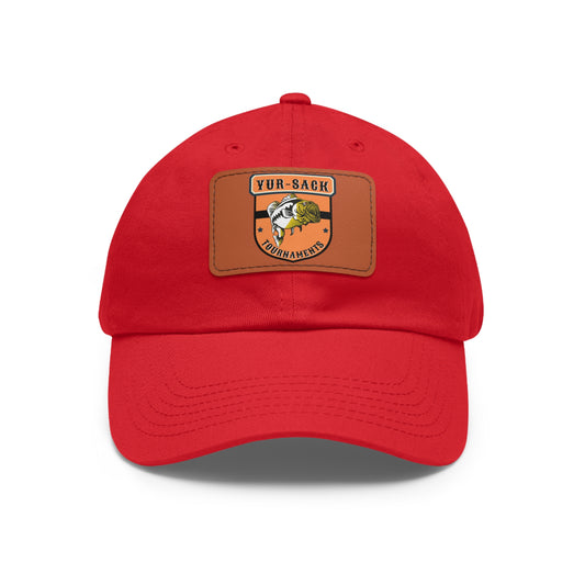 Yur-Sack Dad Hat with Leather Patch (Rectangle)