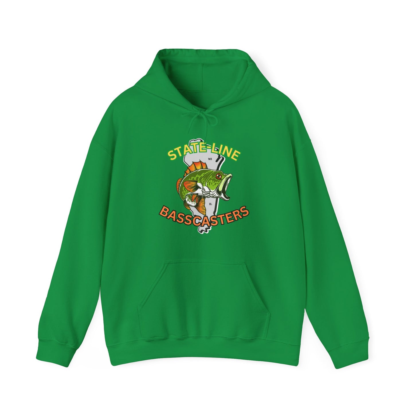 State-Line Basscasters - Unisex Heavy Blend™ Hooded Sweatshirt - MULTI COLORS