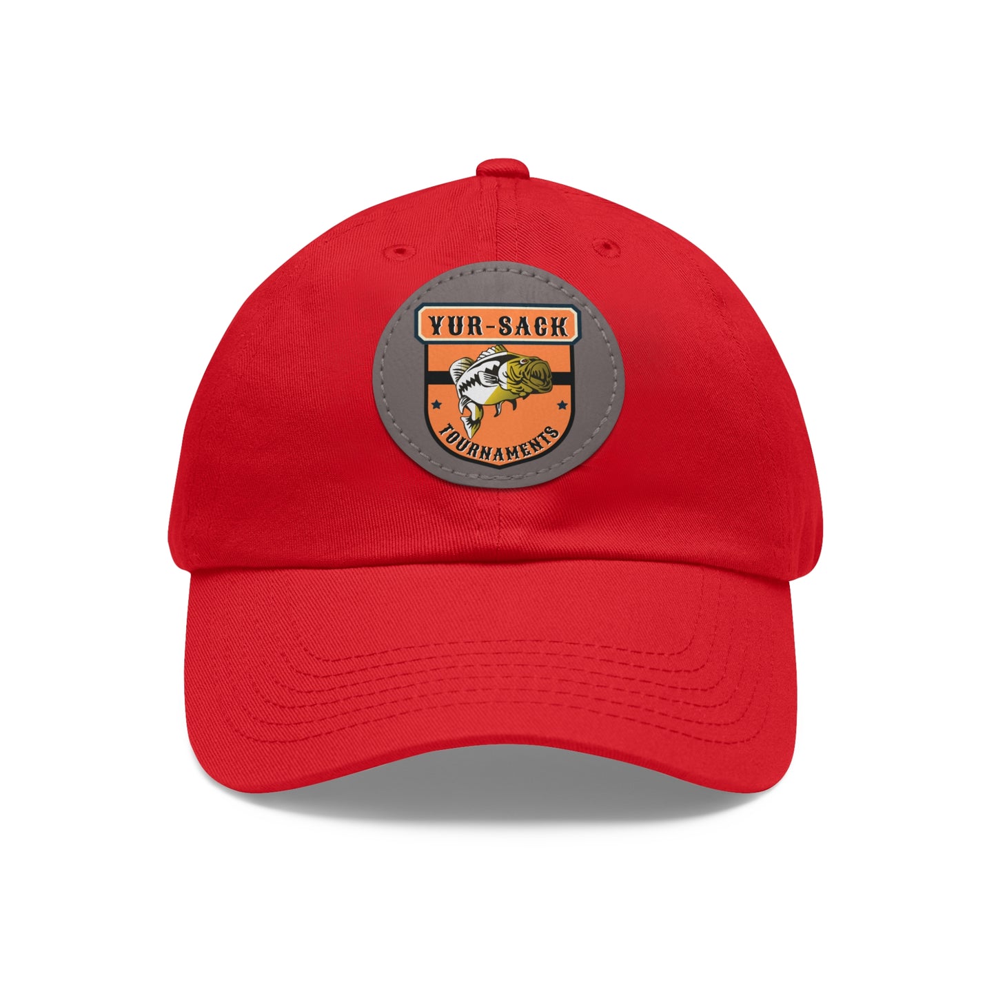 Yur-Sack Dad Hat with Leather Patch (Round)