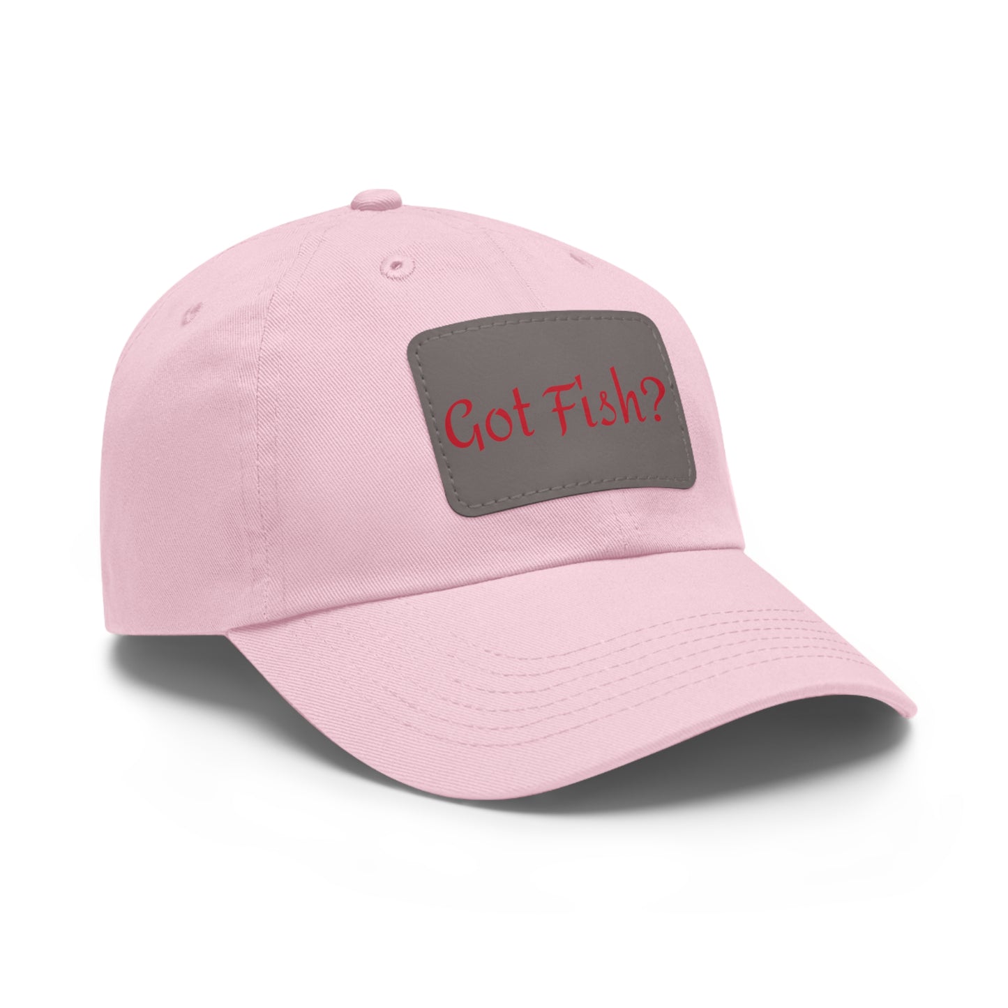 Got Fish? Mom or Dad Hat with Leather Patch (Rectangle)