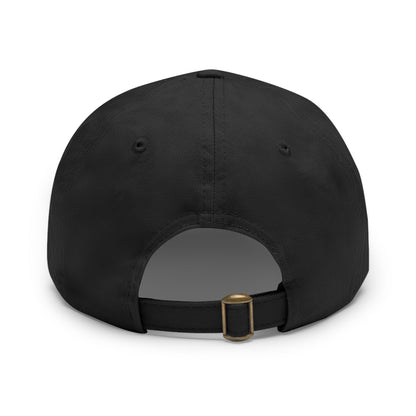 Got Fish? Dad Hat with Leather Patch (Rectangle)