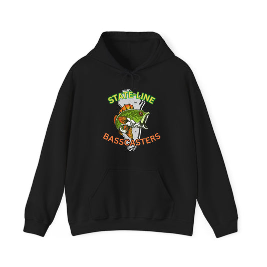 State-Line Basscasters - Unisex Heavy Blend™ Hooded Sweatshirt - MULTI COLORS