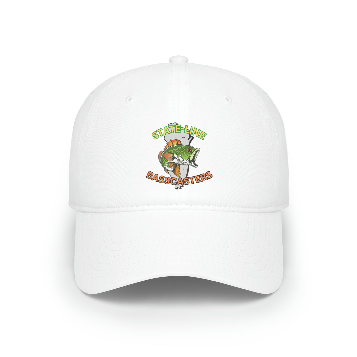 State-Line Basscasters -  Low Profile Baseball Cap