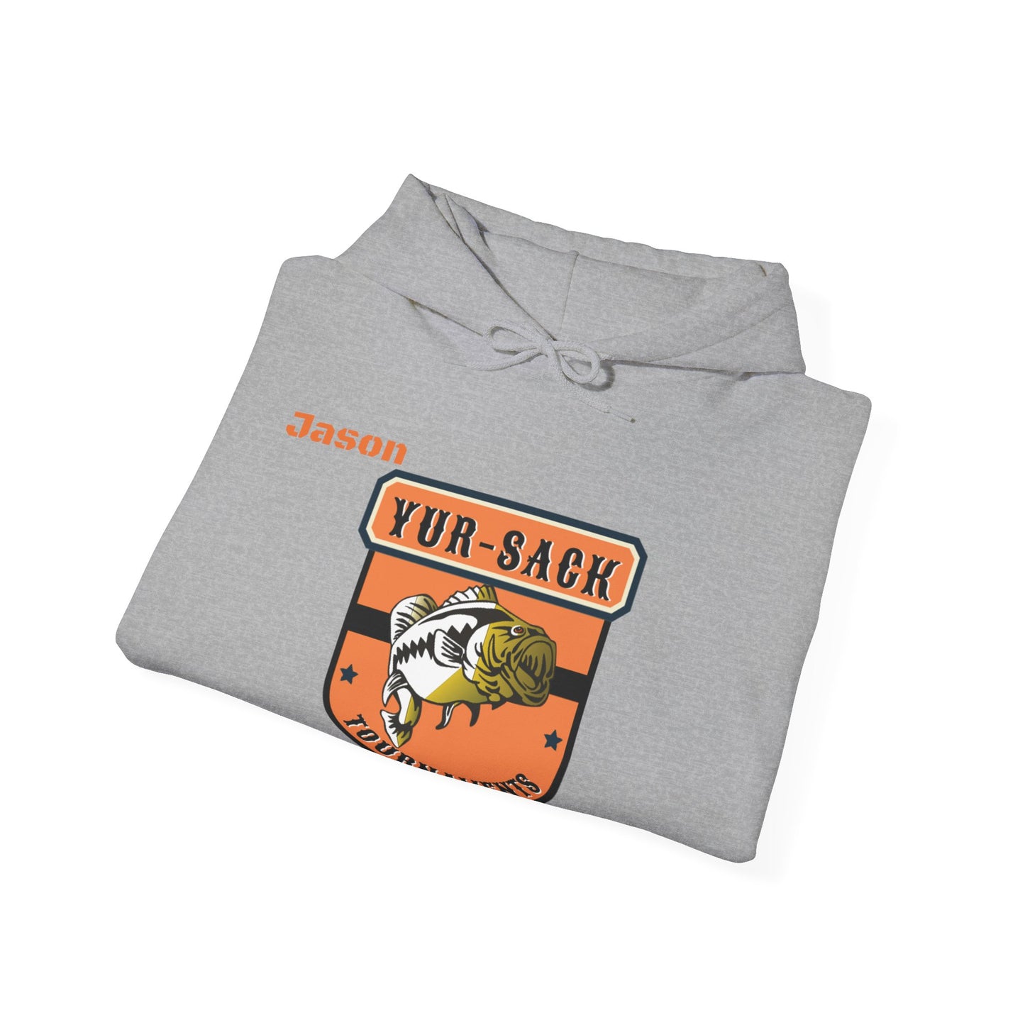 Yur-Sack - Unisex Heavy Blend™ Hooded Sweatshirt - ORANGE FONT