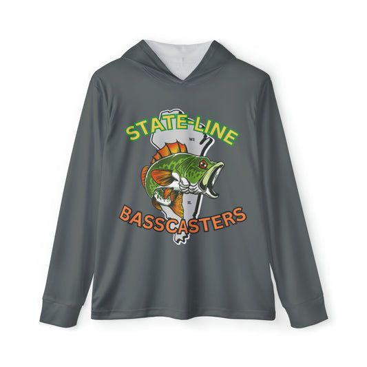 State-Line Basscasters - Men's Sports Warmup Hoodie (AOP) - DARK GRAY