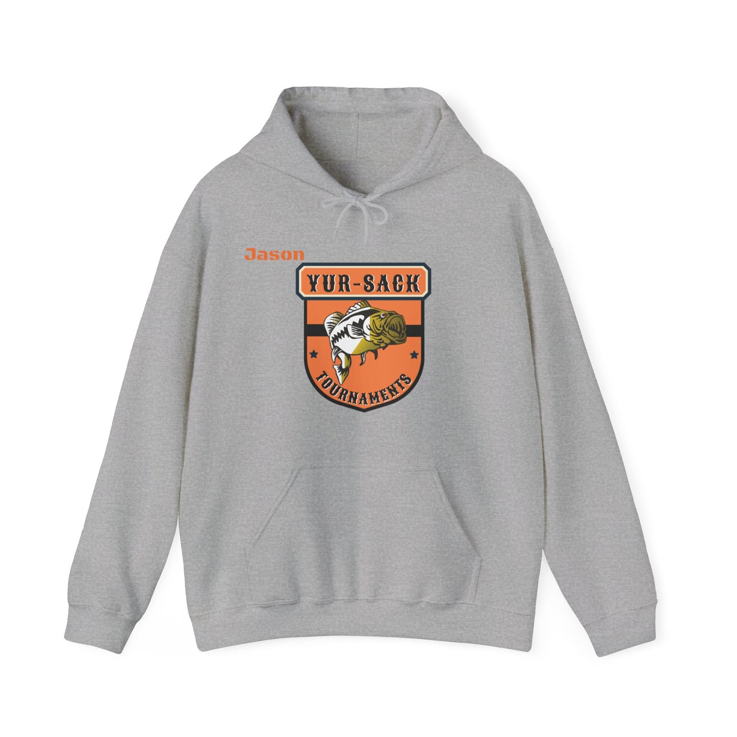 Yur-Sack - Unisex Heavy Blend™ Hooded Sweatshirt - ORANGE FONT