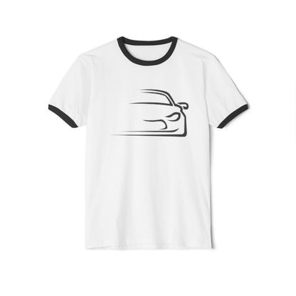 Fun - Unisex Cotton Ringer T-Shirt - 1/2 Car