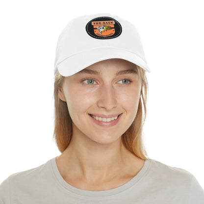 Yur-Sack Dad Hat with Leather Patch (Round)