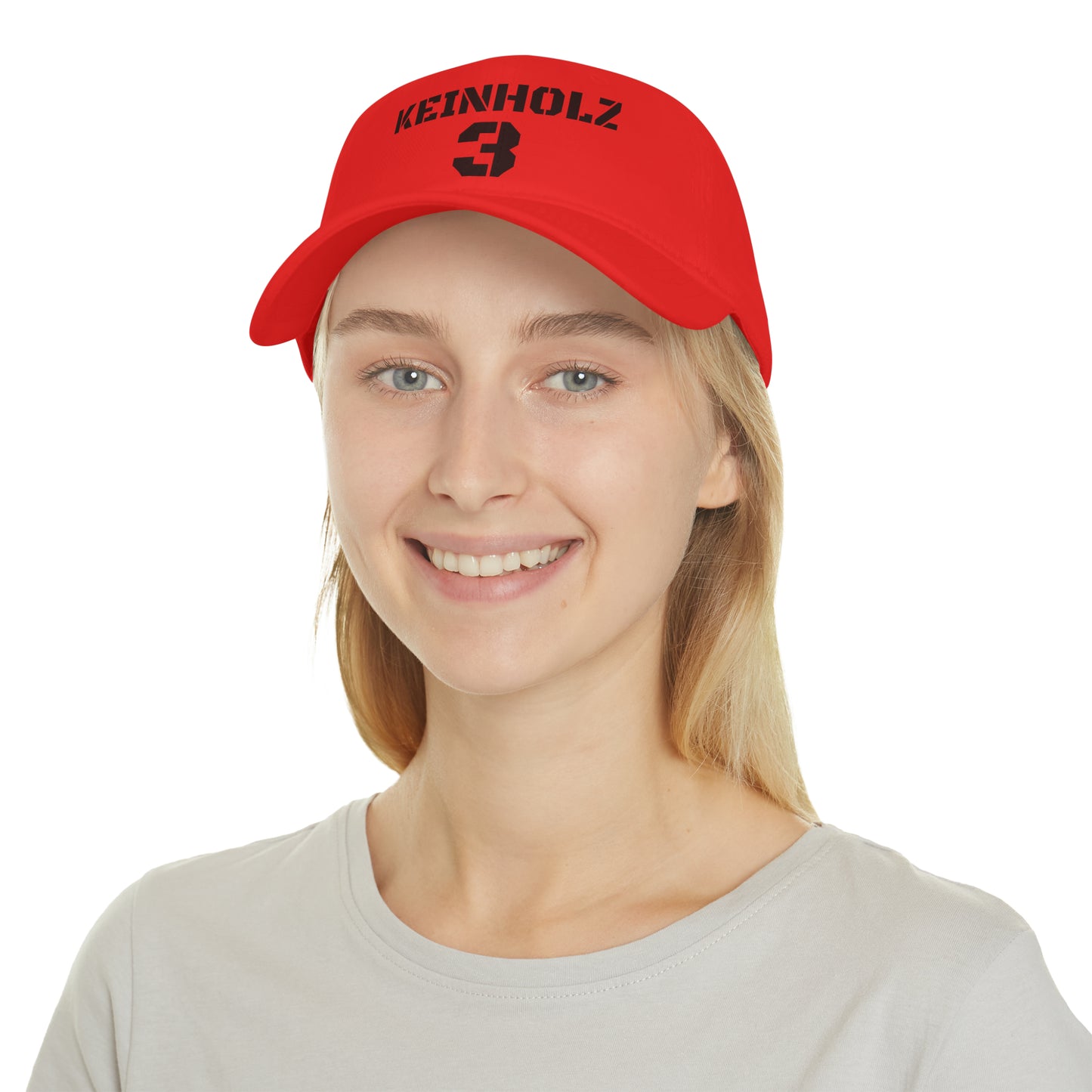 Low Profile Baseball Cap RED or TAN