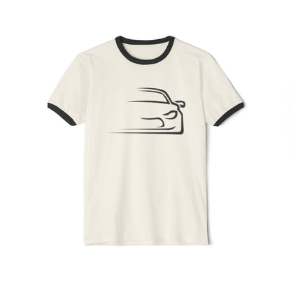 Fun - Unisex Cotton Ringer T-Shirt - 1/2 Car