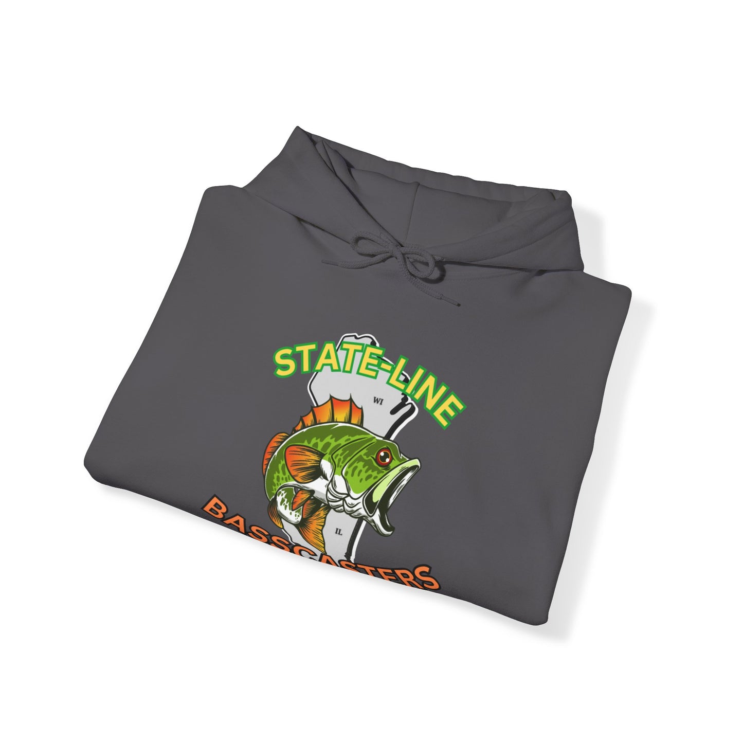 State-Line Basscasters - Unisex Heavy Blend™ Hooded Sweatshirt - MULTI COLORS