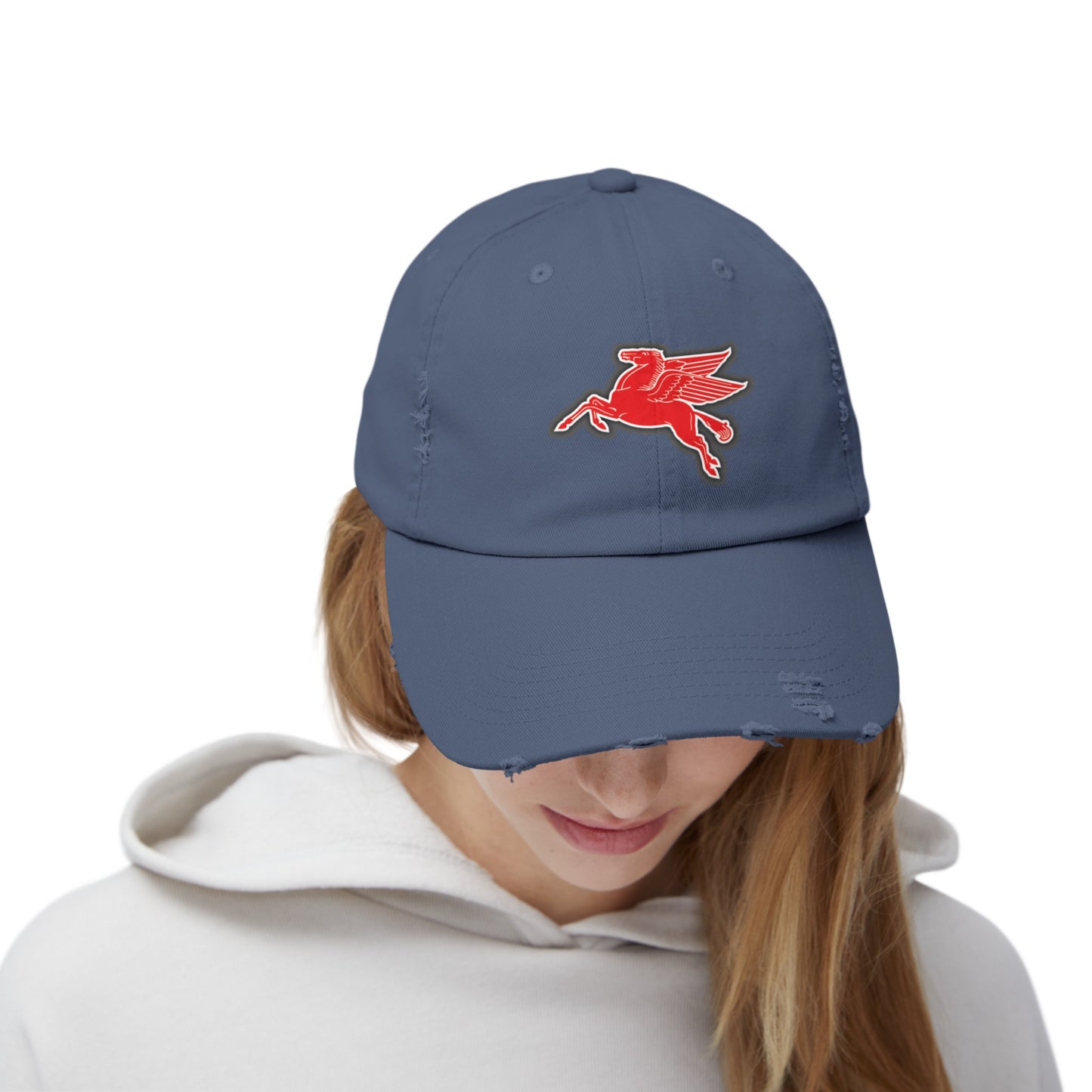 Pegasus Unisex Distressed Cap