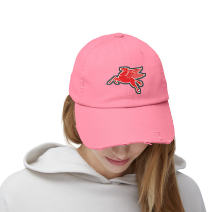 Pegasus Unisex Distressed Cap