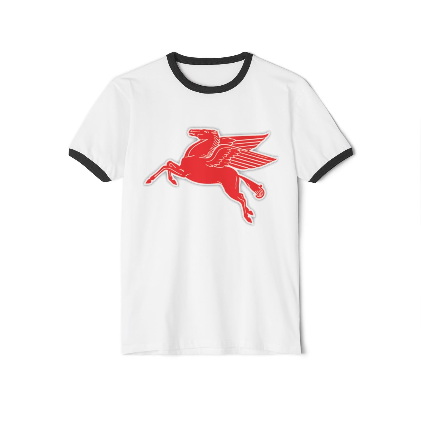 Fun - Unisex Cotton Ringer T-Shirt - Pegasus