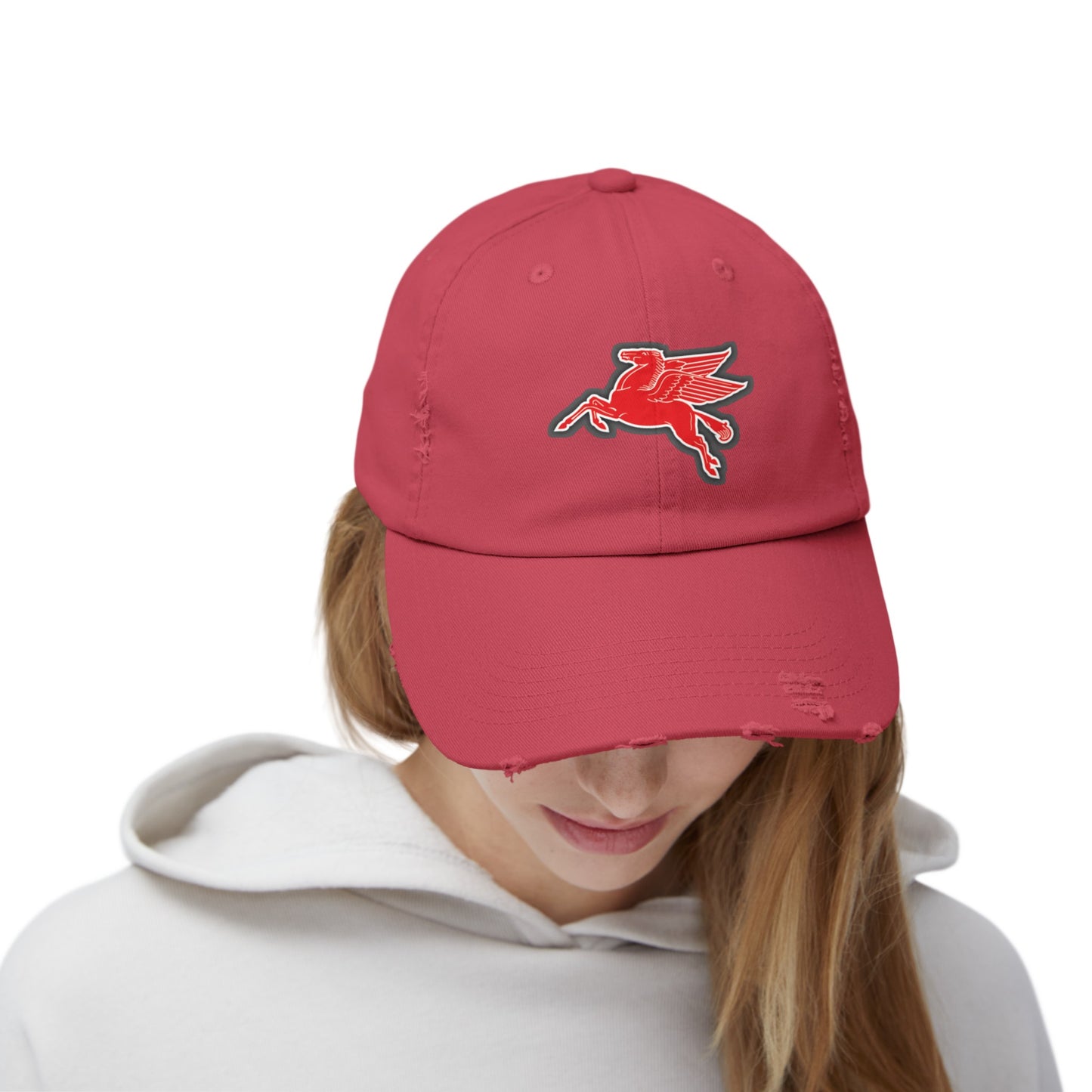 Pegasus Unisex Distressed Cap