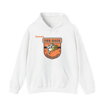 Yur-Sack - Unisex Heavy Blend™ Hooded Sweatshirt - ORANGE FONT