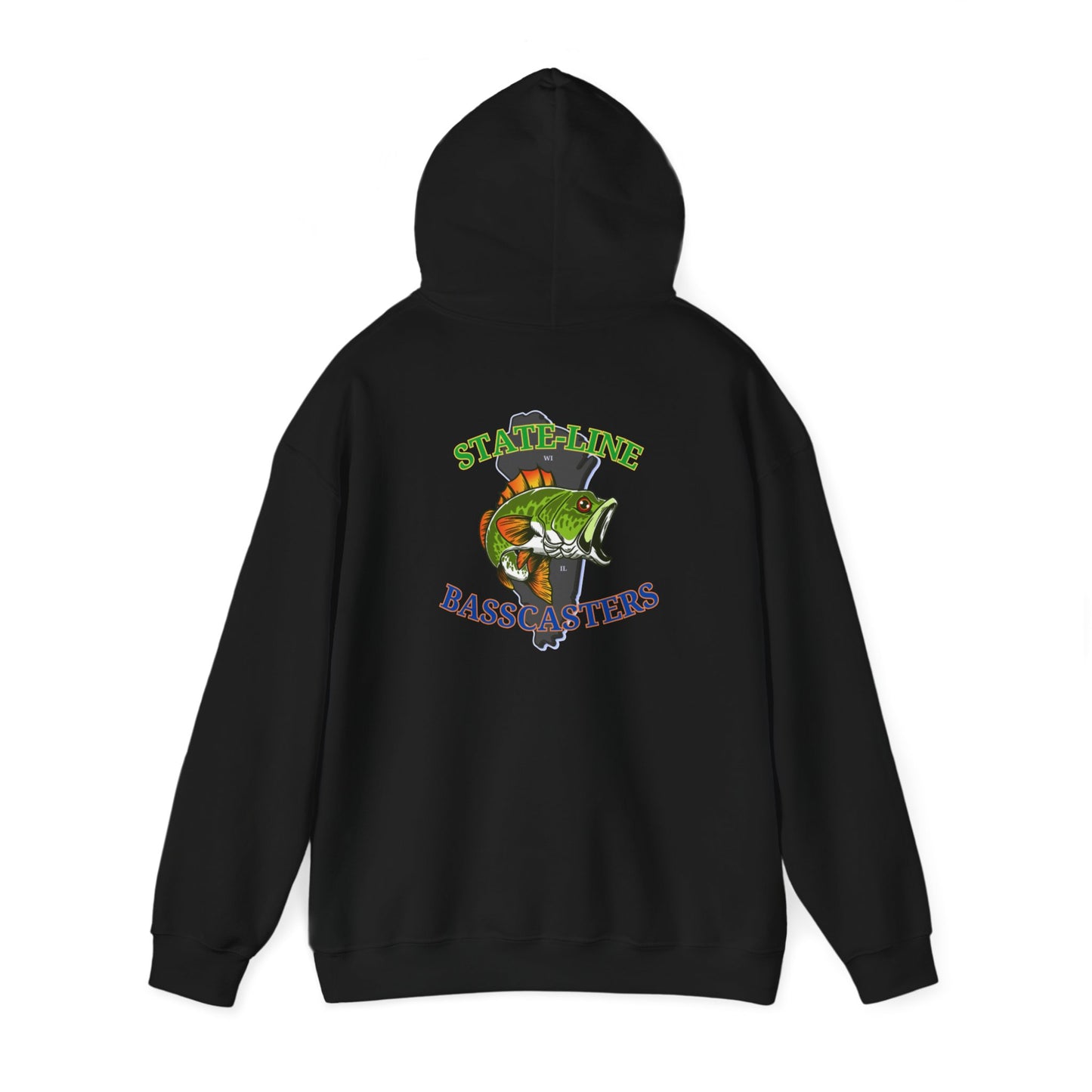 State-Line Basscasters - Unisex Heavy Blend™ Hooded Sweatshirt - MULTI COLORS