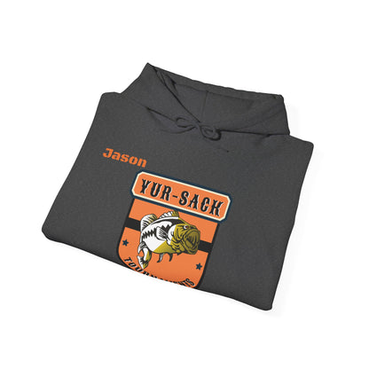 Yur-Sack - Unisex Heavy Blend™ Hooded Sweatshirt - ORANGE FONT