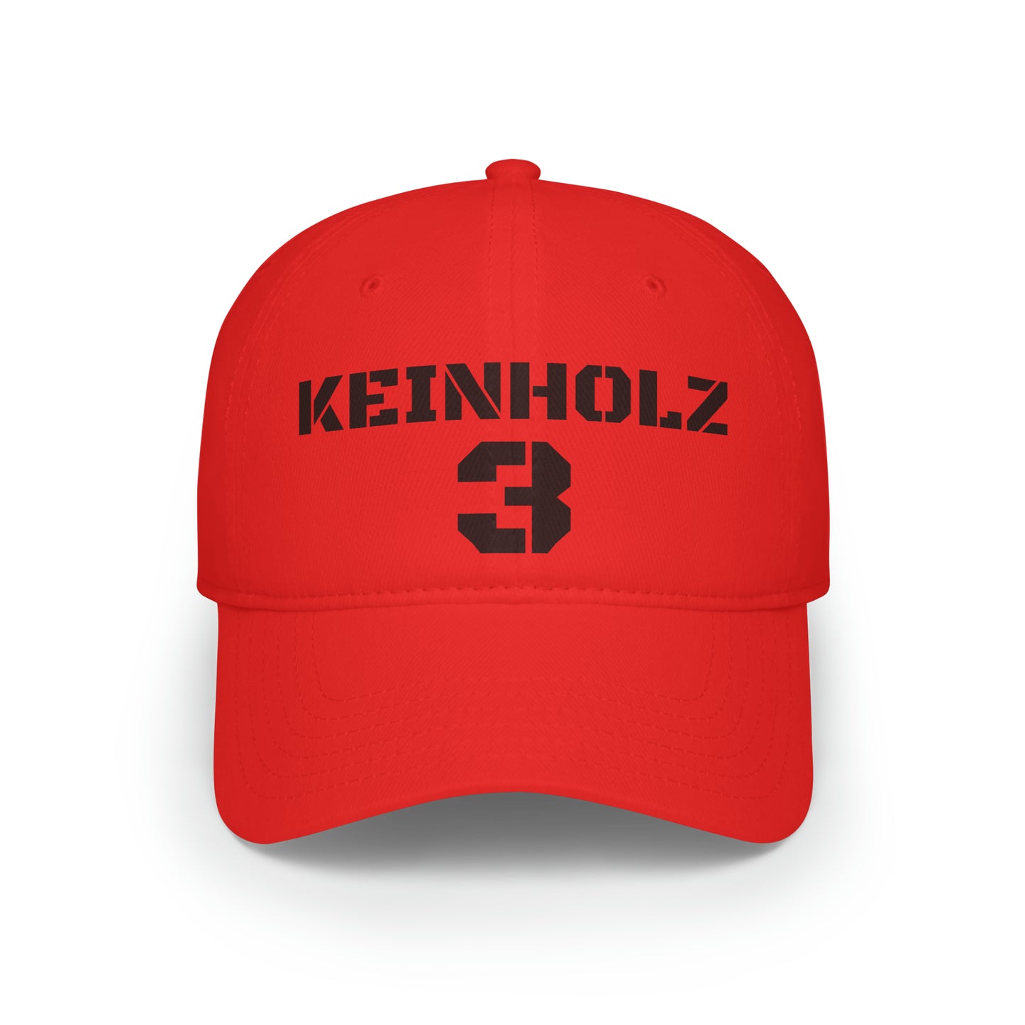 Low Profile Baseball Cap RED or TAN