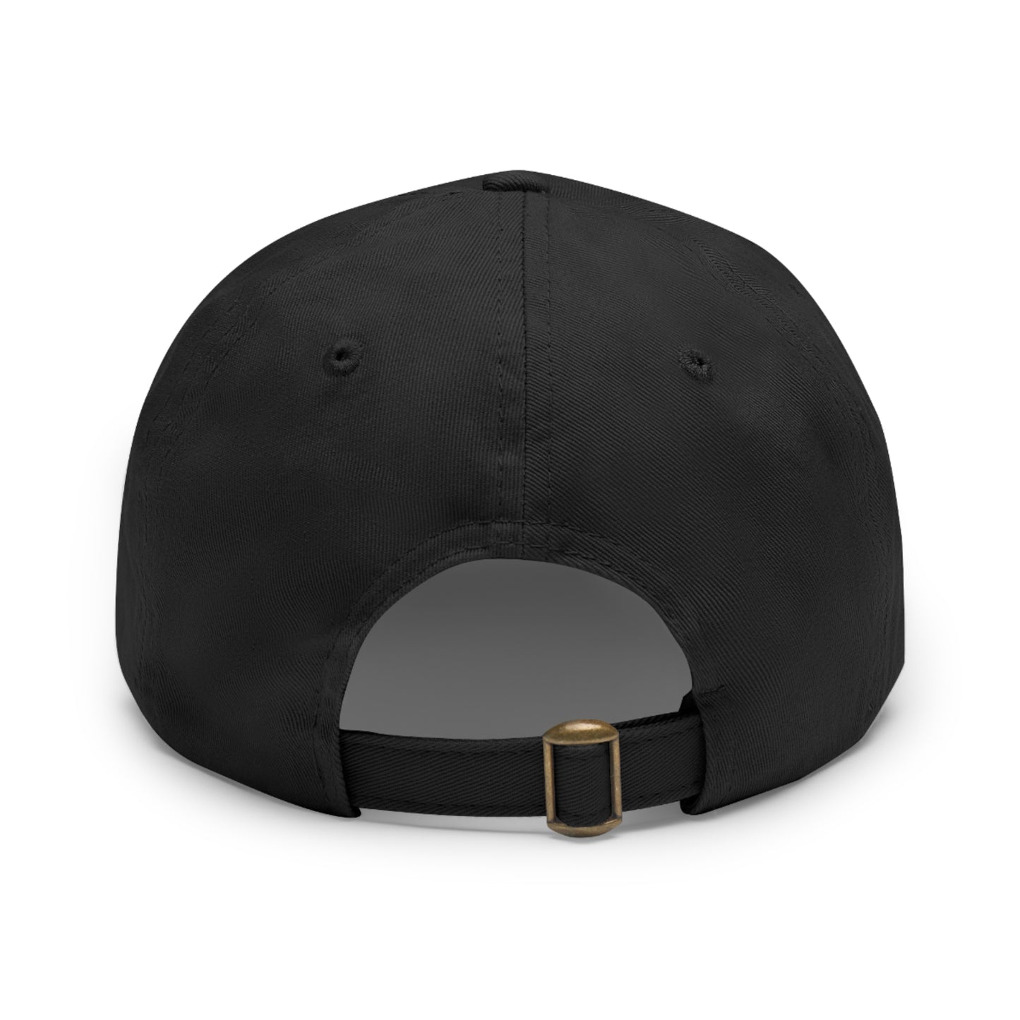 Dad Hat with Leather Patch (Rectangle) - GOT FISH BEAR