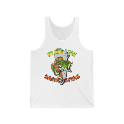 State-Line Basscasters Unisex Jersey Tank - MULTI COLORS