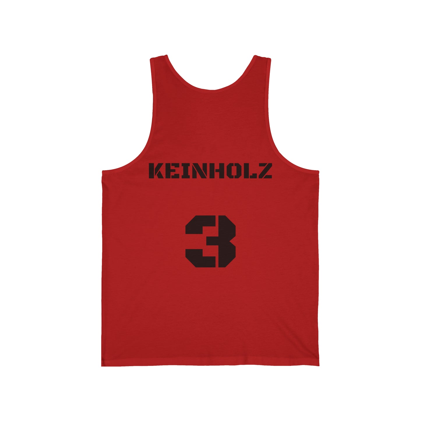 Unisex Jersey Tank -RED