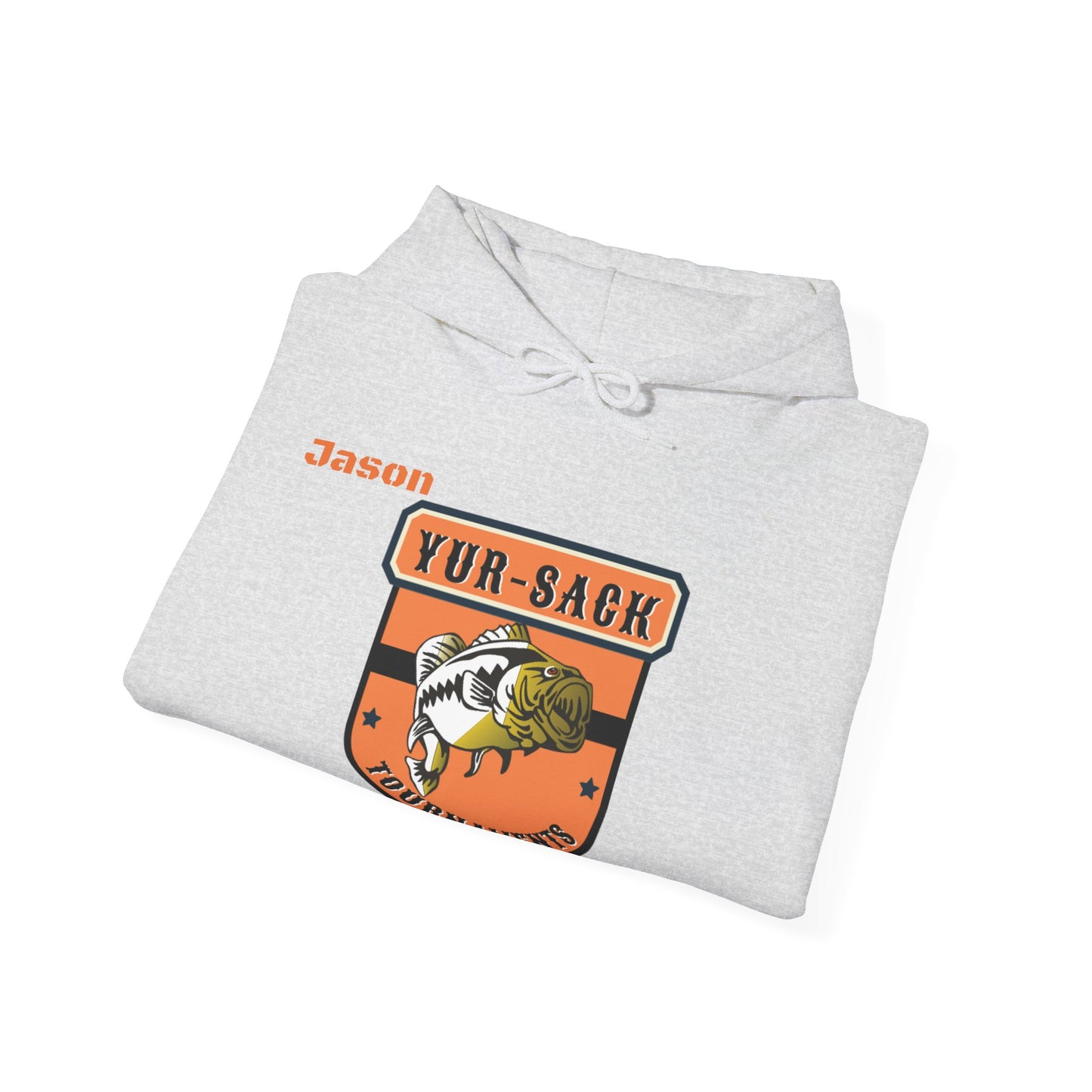 Yur-Sack - Unisex Heavy Blend™ Hooded Sweatshirt - ORANGE FONT