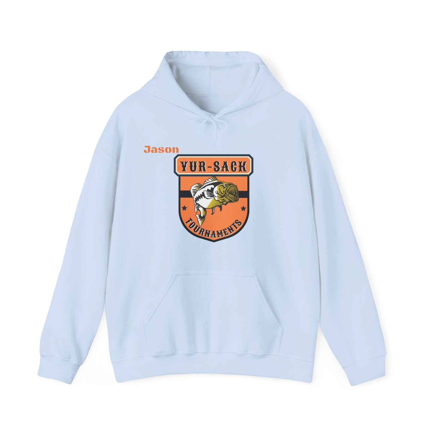 Yur-Sack - Unisex Heavy Blend™ Hooded Sweatshirt - ORANGE FONT