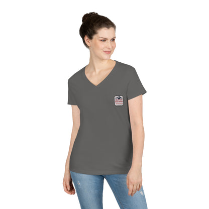 TG Realty - Ladies' V-Neck T-Shirt - LOW V