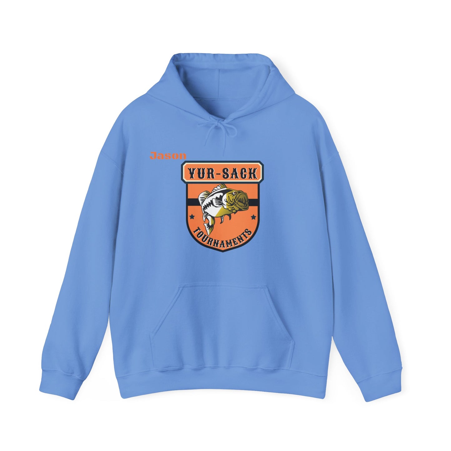 Yur-Sack - Unisex Heavy Blend™ Hooded Sweatshirt - ORANGE FONT